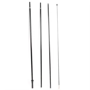 Black beach flag pole sections