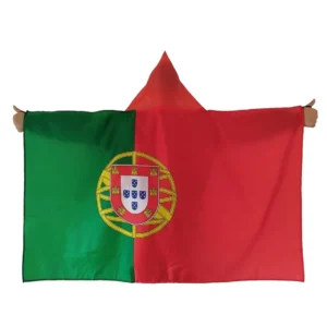 Portugal flag body flag with hood