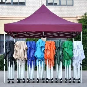 Pop-up tents in multiple canopy colors