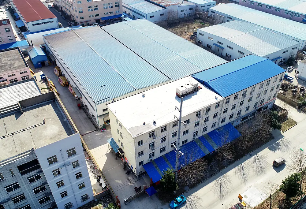Office building and production workshops of the Senior Flags factory in Lu’an, Anhui